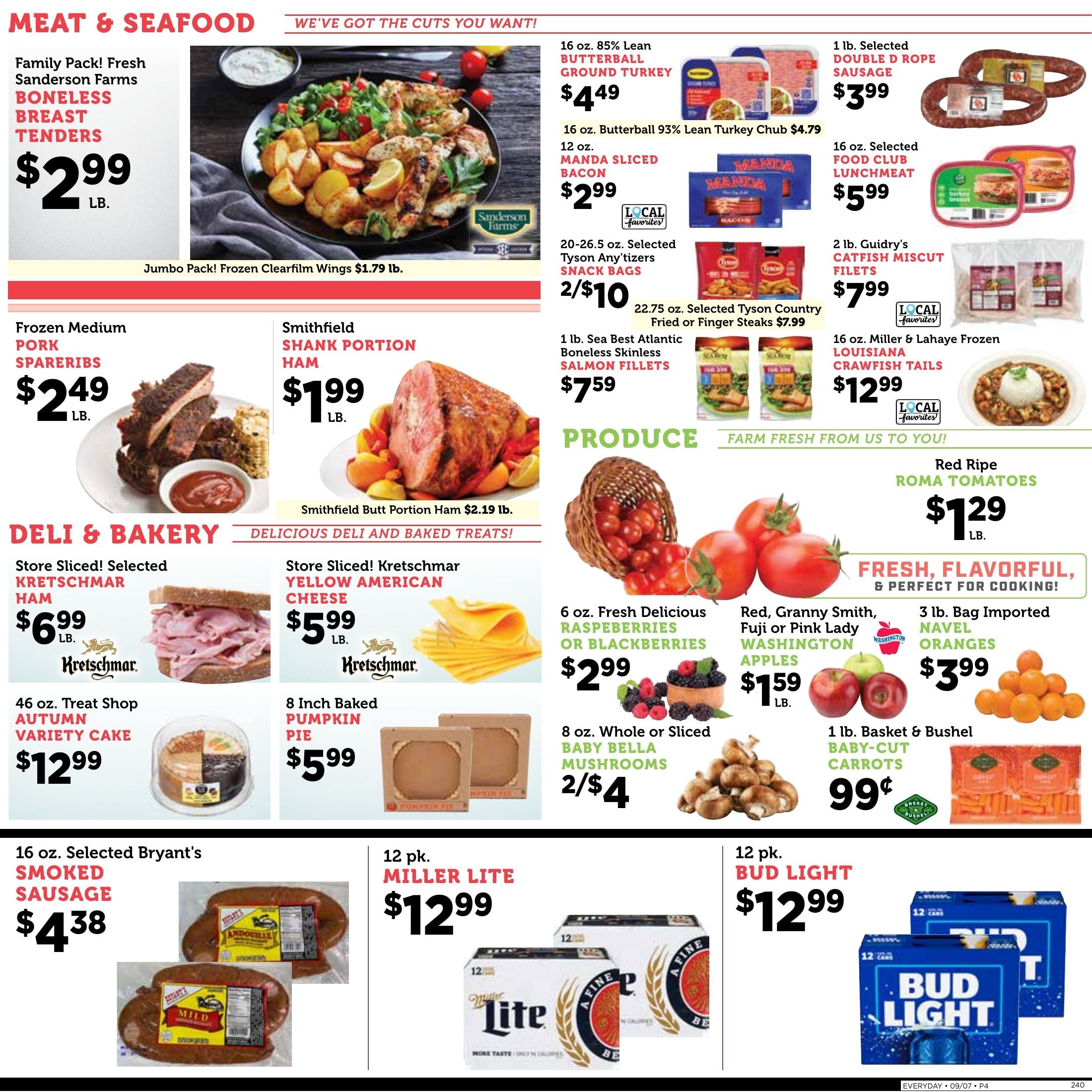 Wayne Lee's Grocery & Market Weekly Ad September 9 - 15, 2026