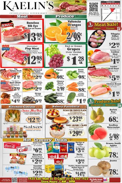 Kaelin's Market Weekly Ad September 9 - 15, 2026