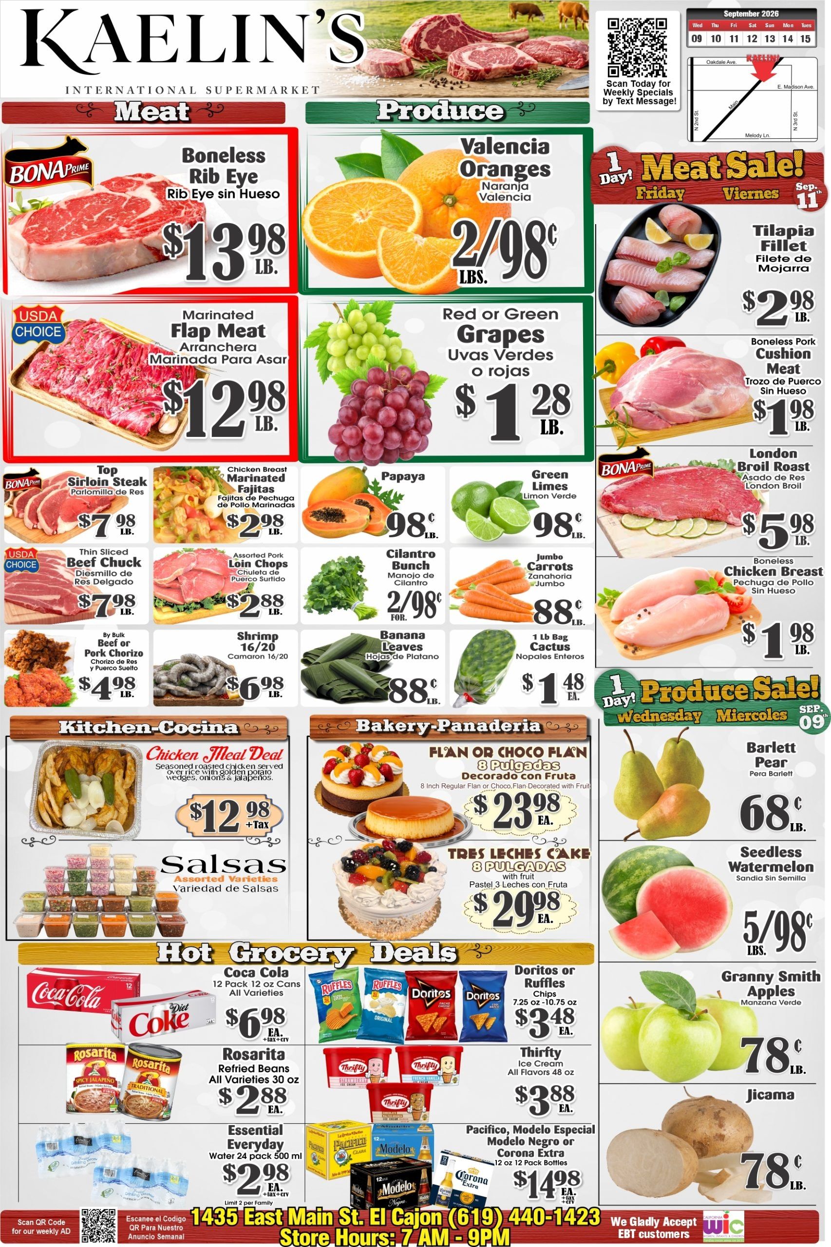 Kaelin's Market Weekly Ad September 9 - 15, 2026