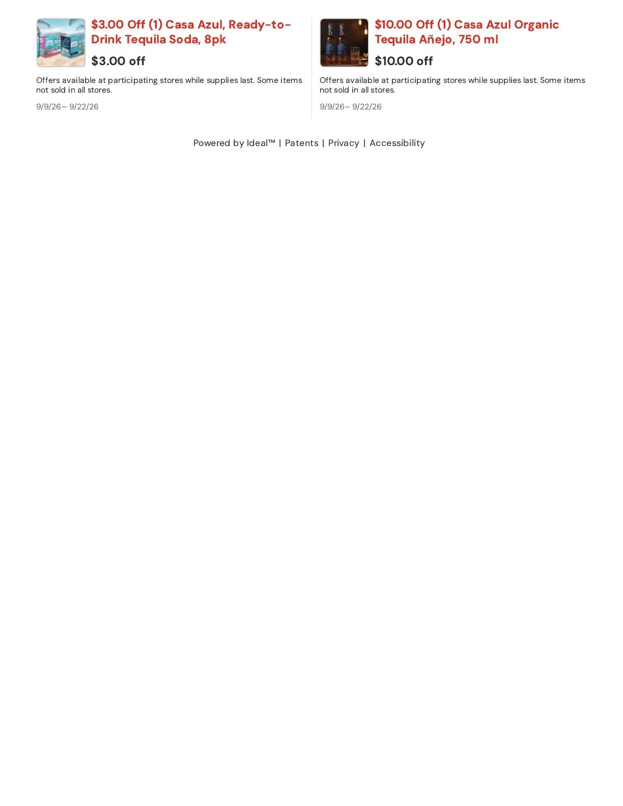 Keith's Market IGA Weekly Ad September 9 - 22, 2026