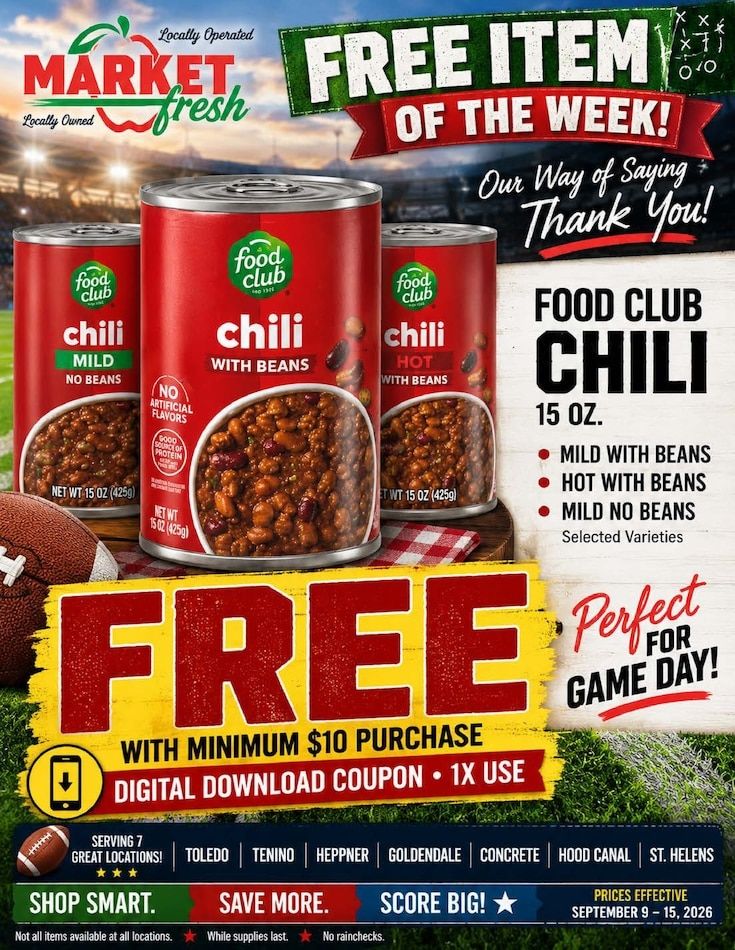 Goldendale Market Fresh Weekly Ad September 9 - 15, 2026