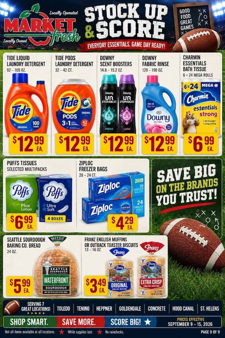 Goldendale Market Fresh Weekly Ad September 9 - 15, 2026