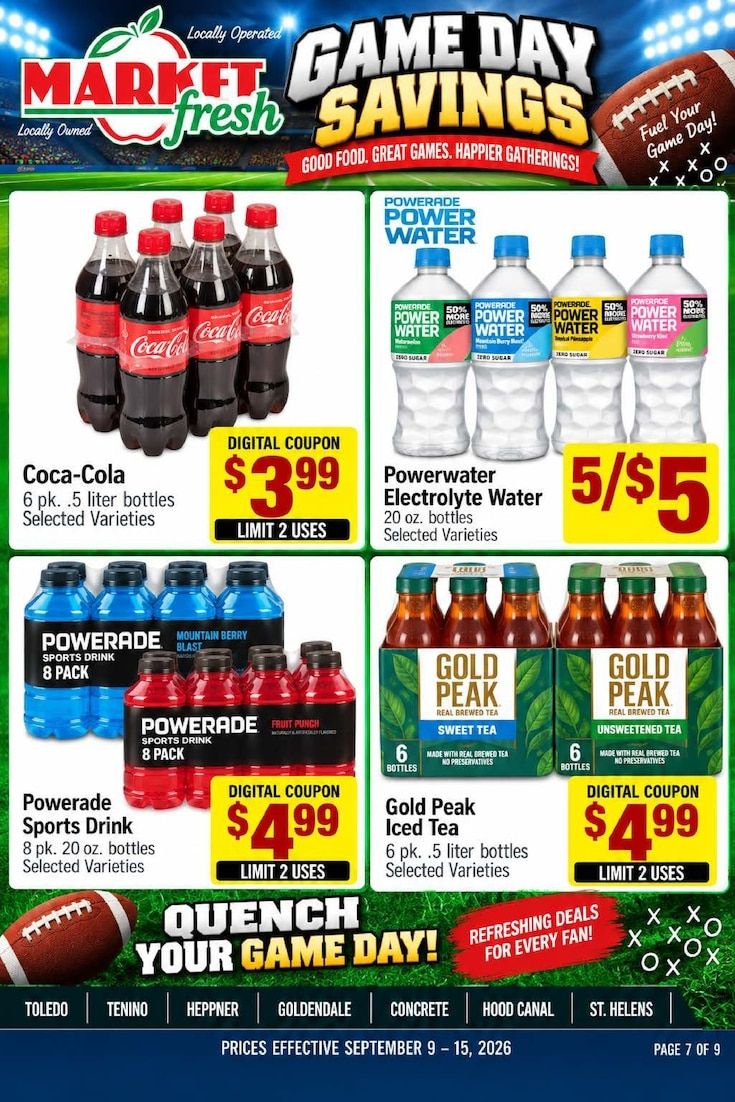 Goldendale Market Fresh Weekly Ad September 9 - 15, 2026