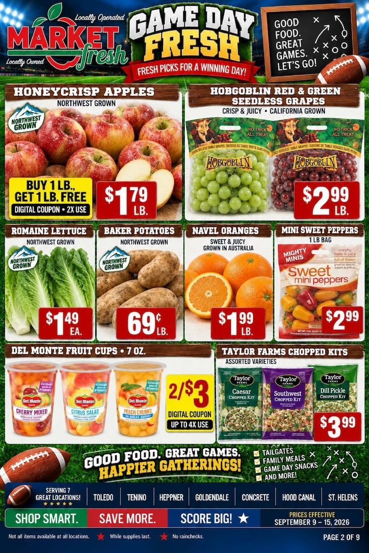 Goldendale Market Fresh Weekly Ad September 9 - 15, 2026