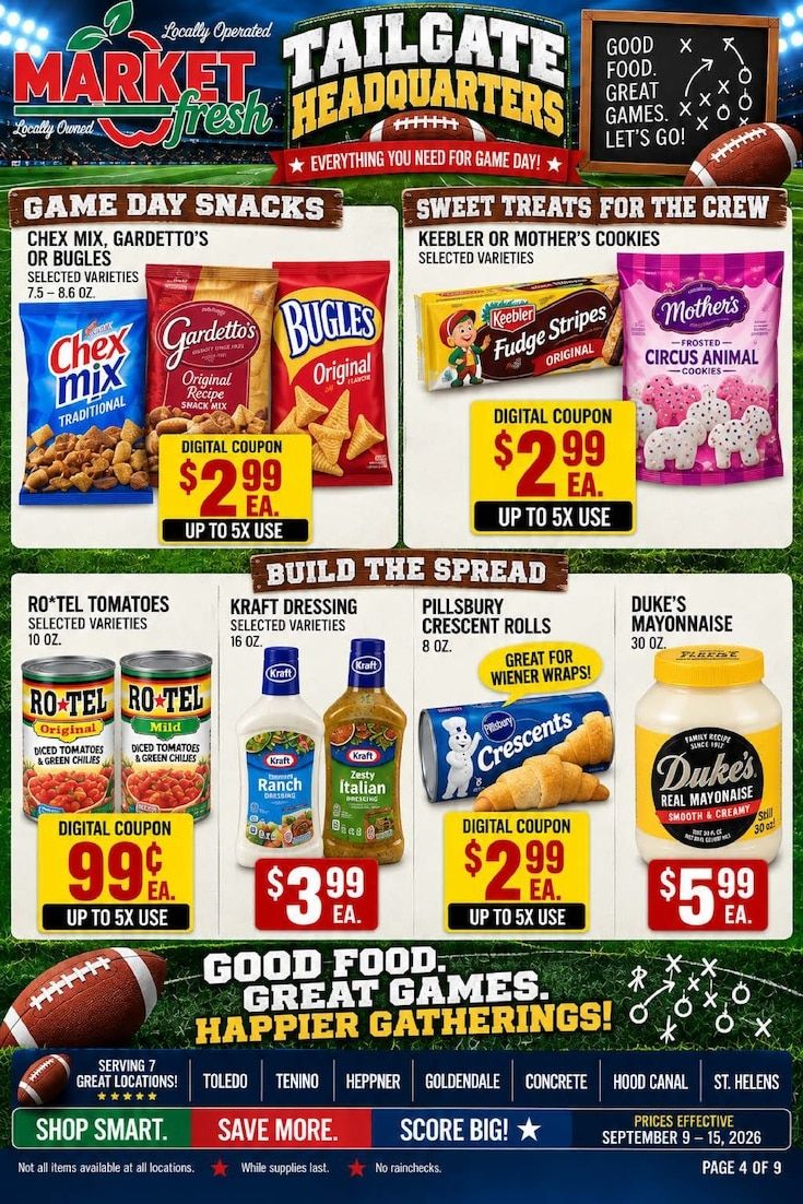 Goldendale Market Fresh Weekly Ad September 9 - 15, 2026