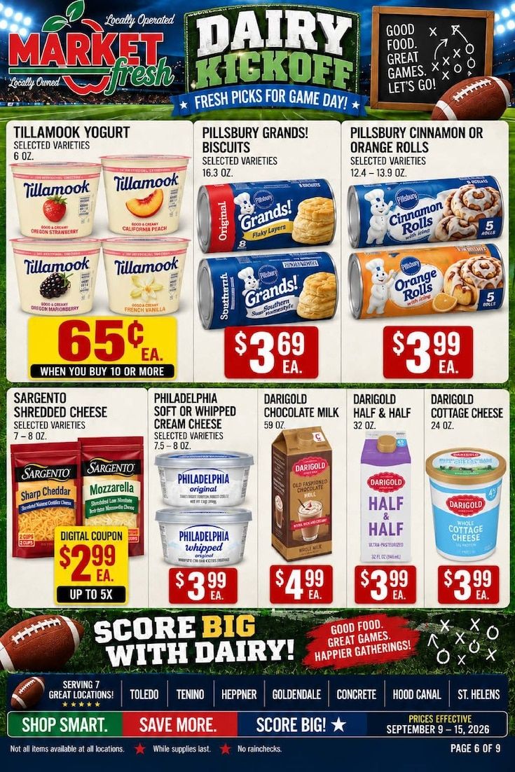 Goldendale Market Fresh Weekly Ad September 9 - 15, 2026