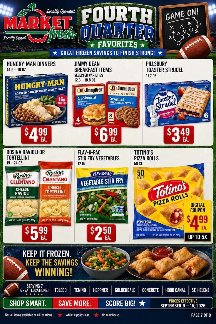 Goldendale Market Fresh Weekly Ad September 9 - 15, 2026