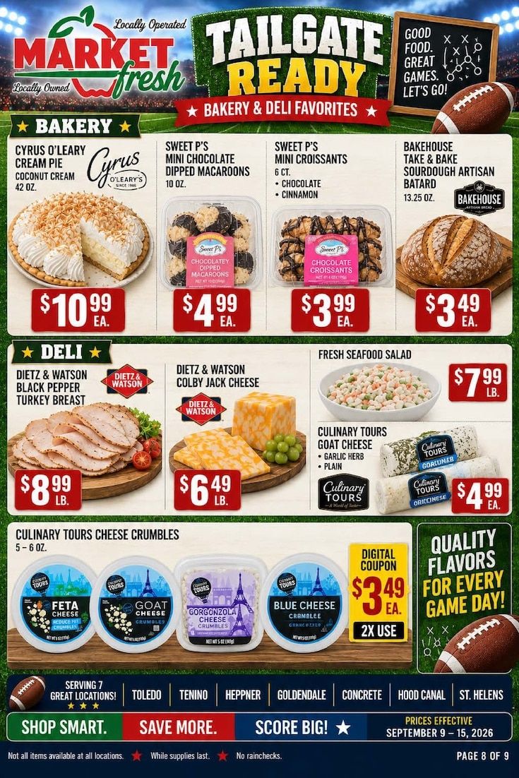 Goldendale Market Fresh Weekly Ad September 9 - 15, 2026