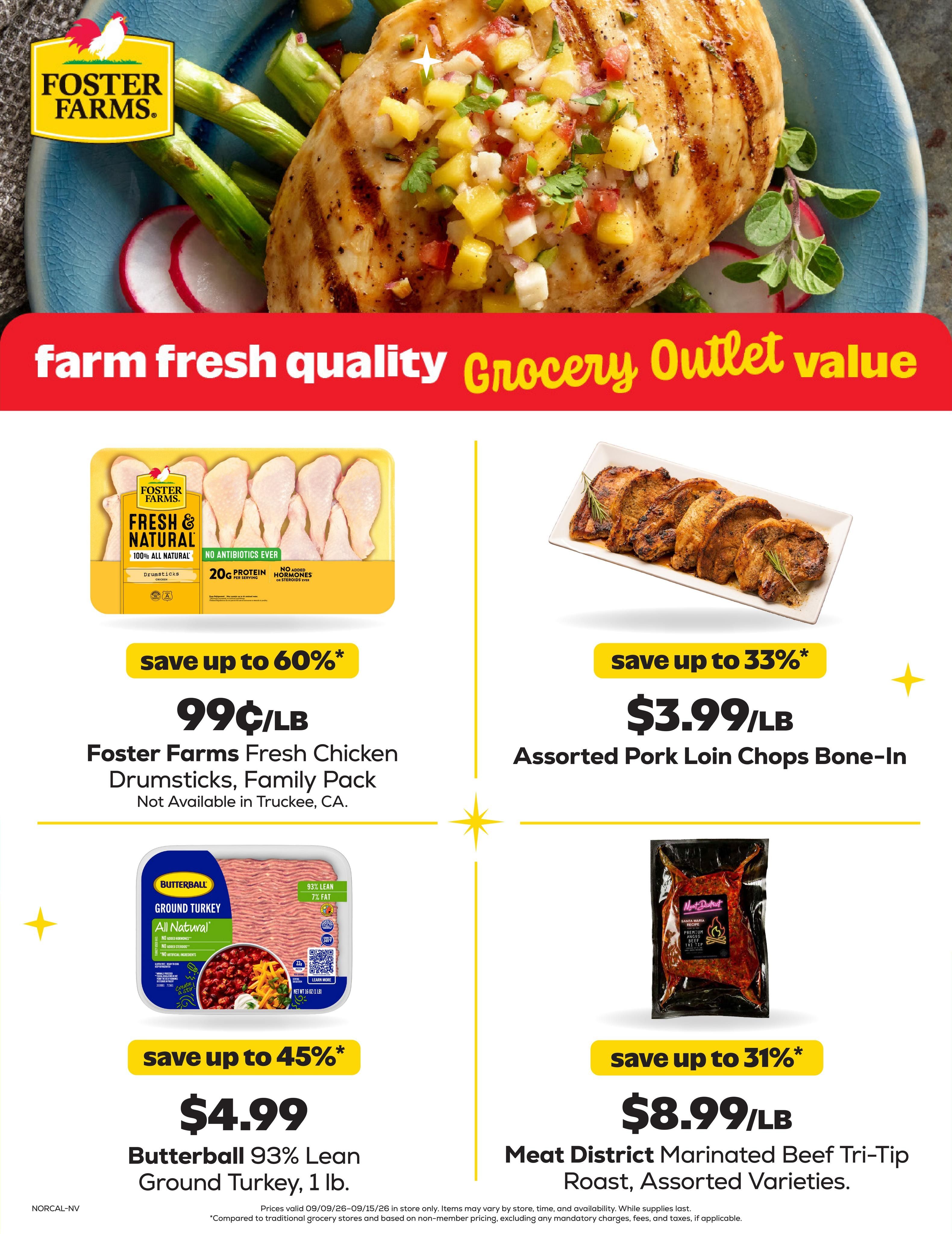 Grocery Outlet (Palo Alto Area, CA) Weekly Ad September 9 - 15, 2026