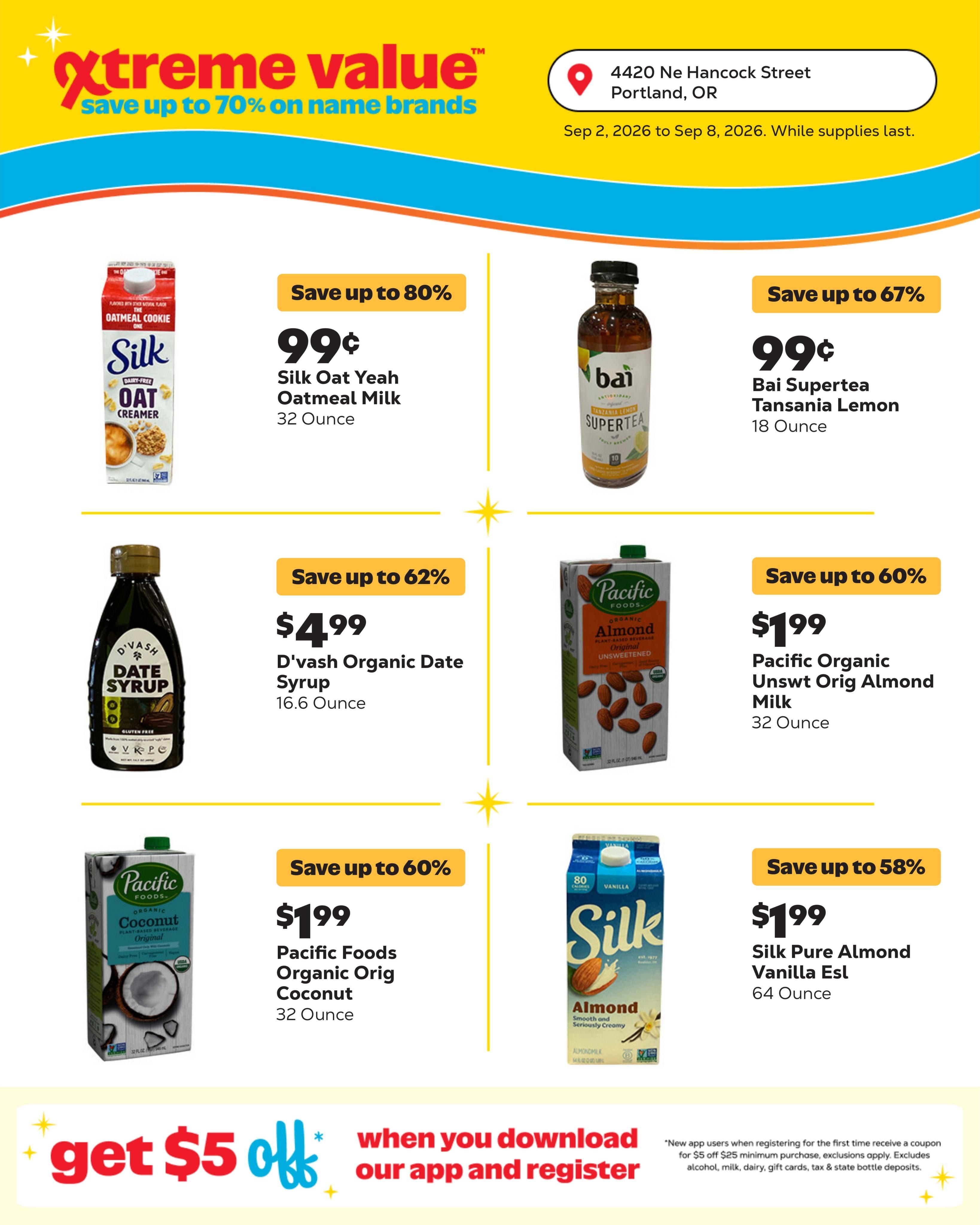 Grocery Outlet (Portland Area, OR) Weekly Ad September 9 - 15, 2026