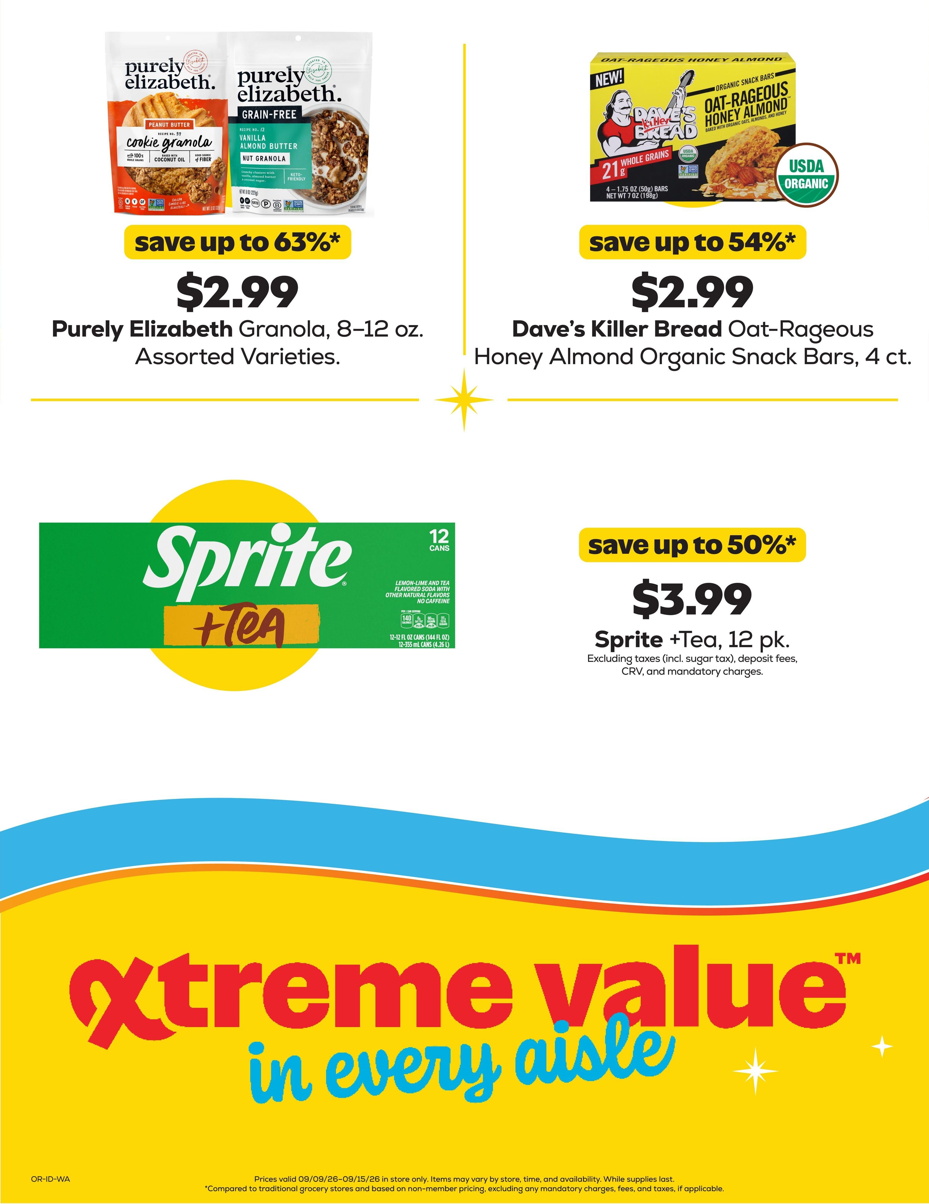 Grocery Outlet (Seattle Area, WA) Weekly Ad September 9 - 15, 2026