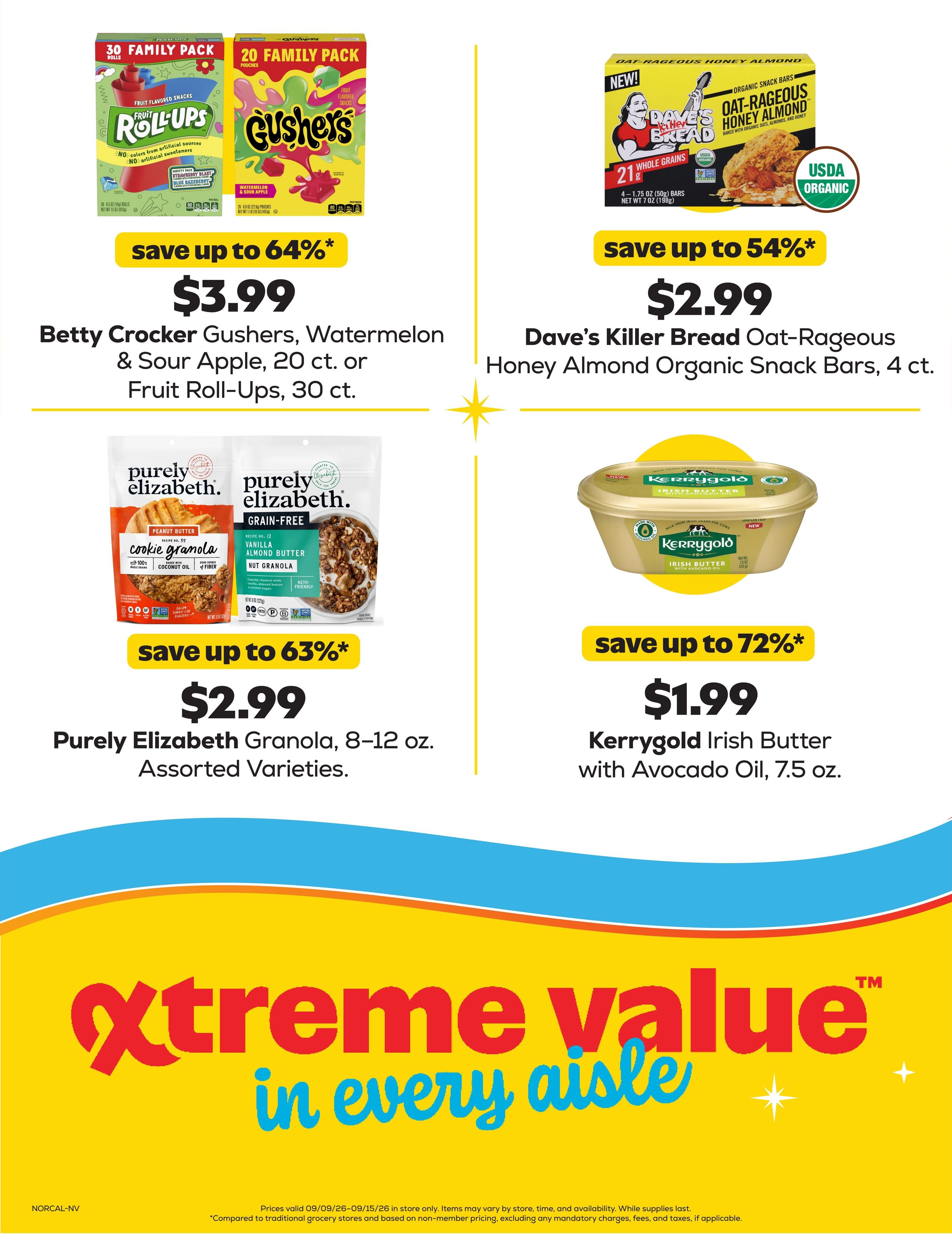 Grocery Outlet (Reno-Sparks Area, NV) Weekly Ad September 9 - 15, 2026