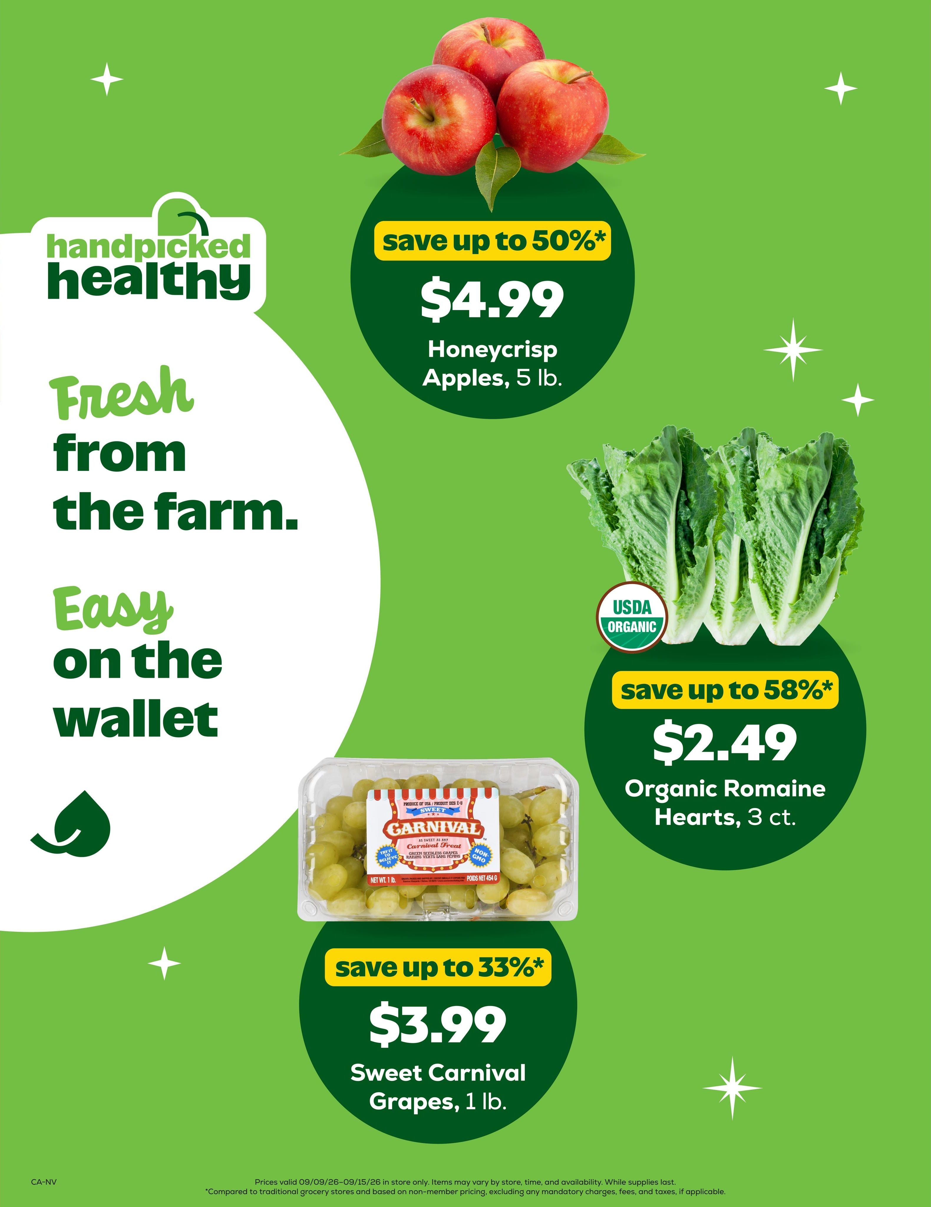 Grocery Outlet (Reno-Sparks Area, NV) Weekly Ad September 9 - 15, 2026