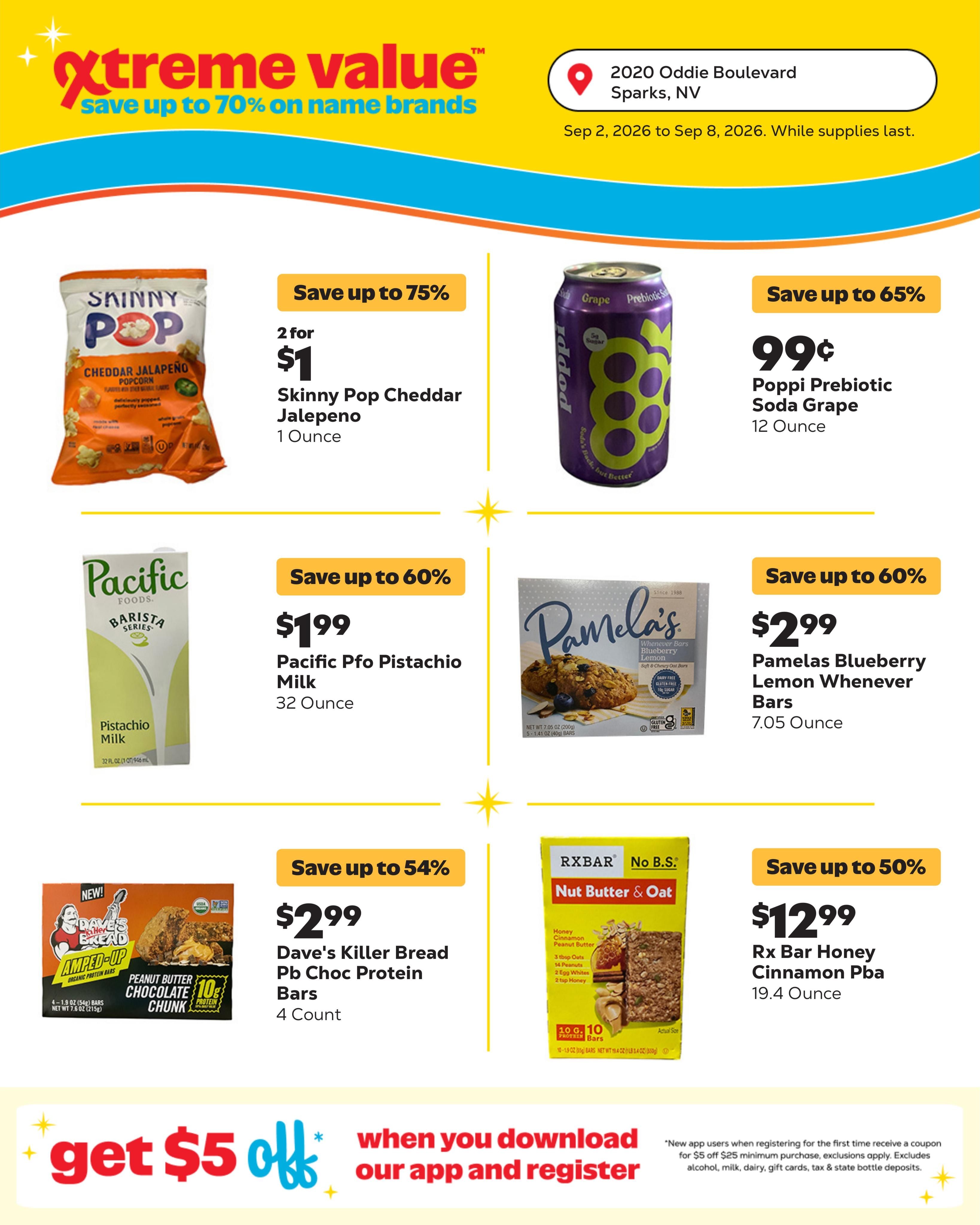 Grocery Outlet (Reno-Sparks Area, NV) Weekly Ad September 9 - 15, 2026