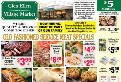 Glen Ellen Village Market Weekly Ad September 9 - 15, 2026