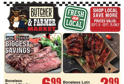 Butcher & Farmer Market Weekly Ad September 9 - 15, 2026