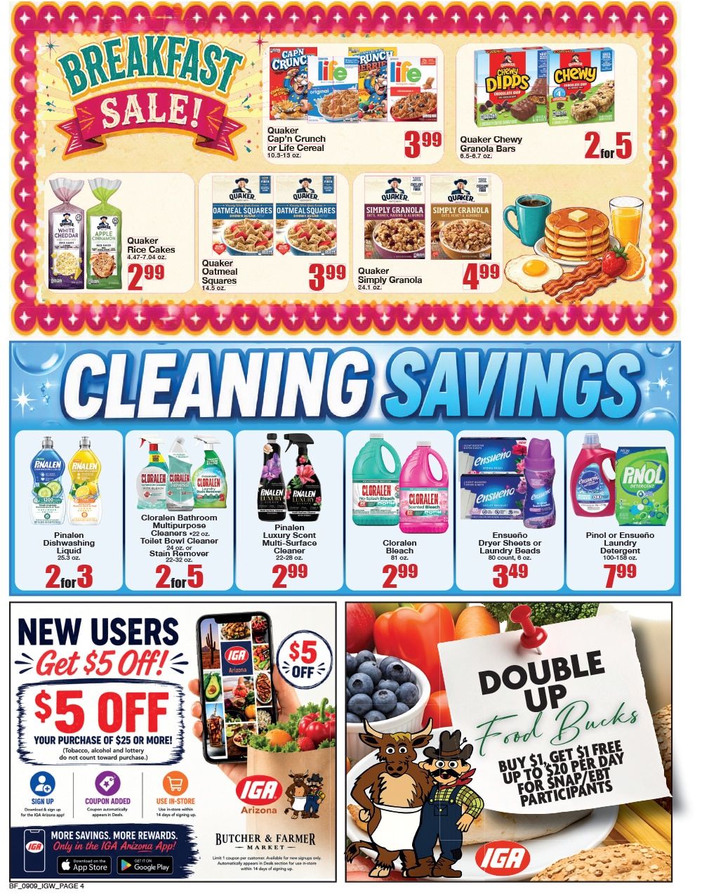 Butcher & Farmer Market Weekly Ad September 9 - 15, 2026