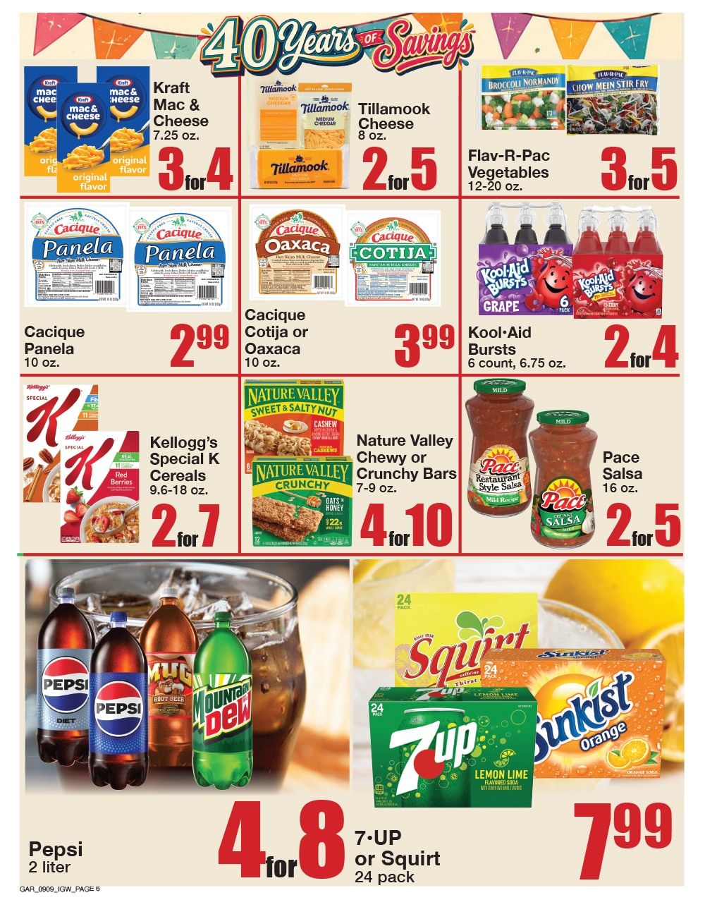 Garrett's IGA Weekly Ad September 9 - 15, 2026