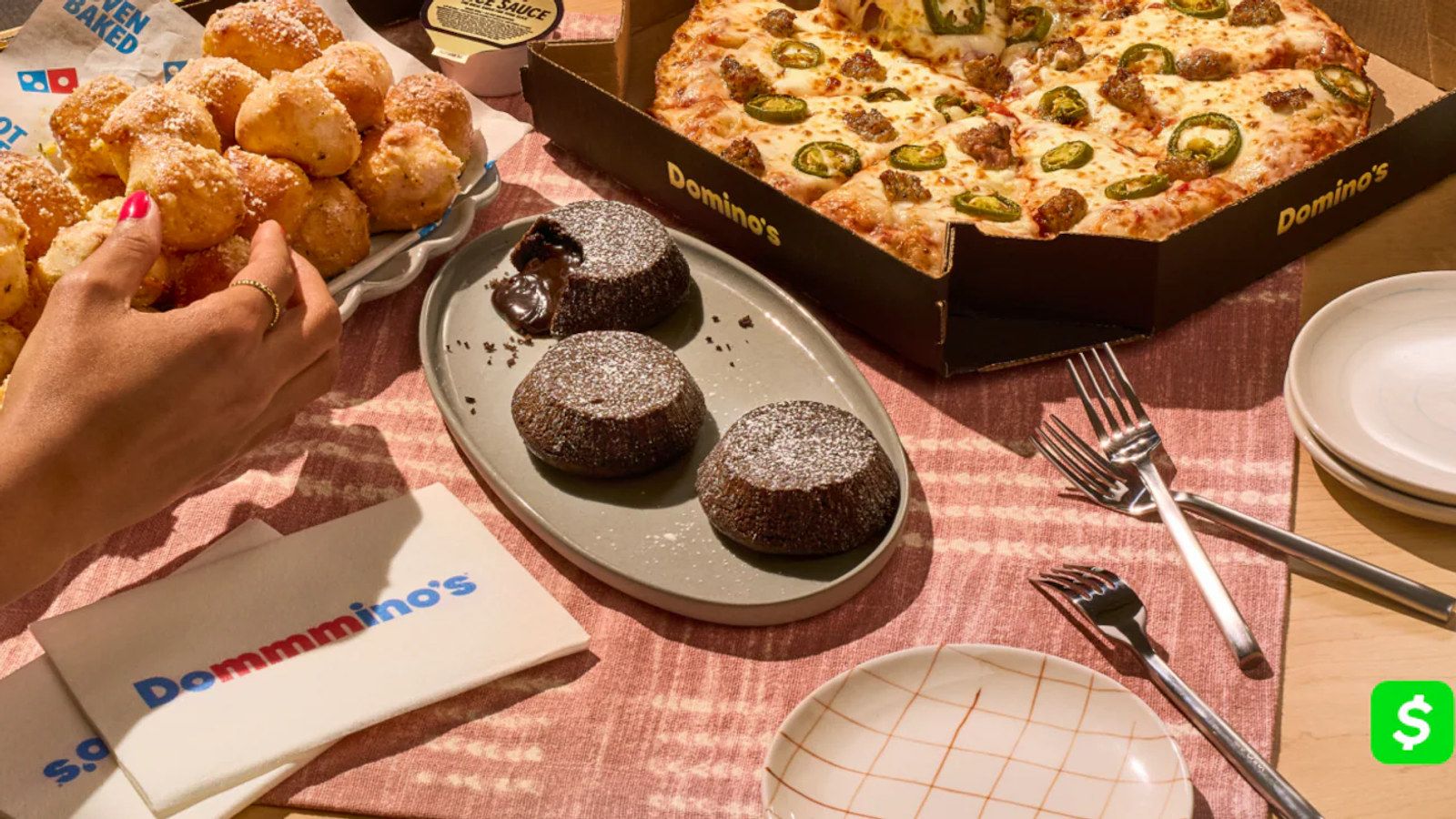 Domino's Pizza: 35% Off Menu Price with Cash App Pay