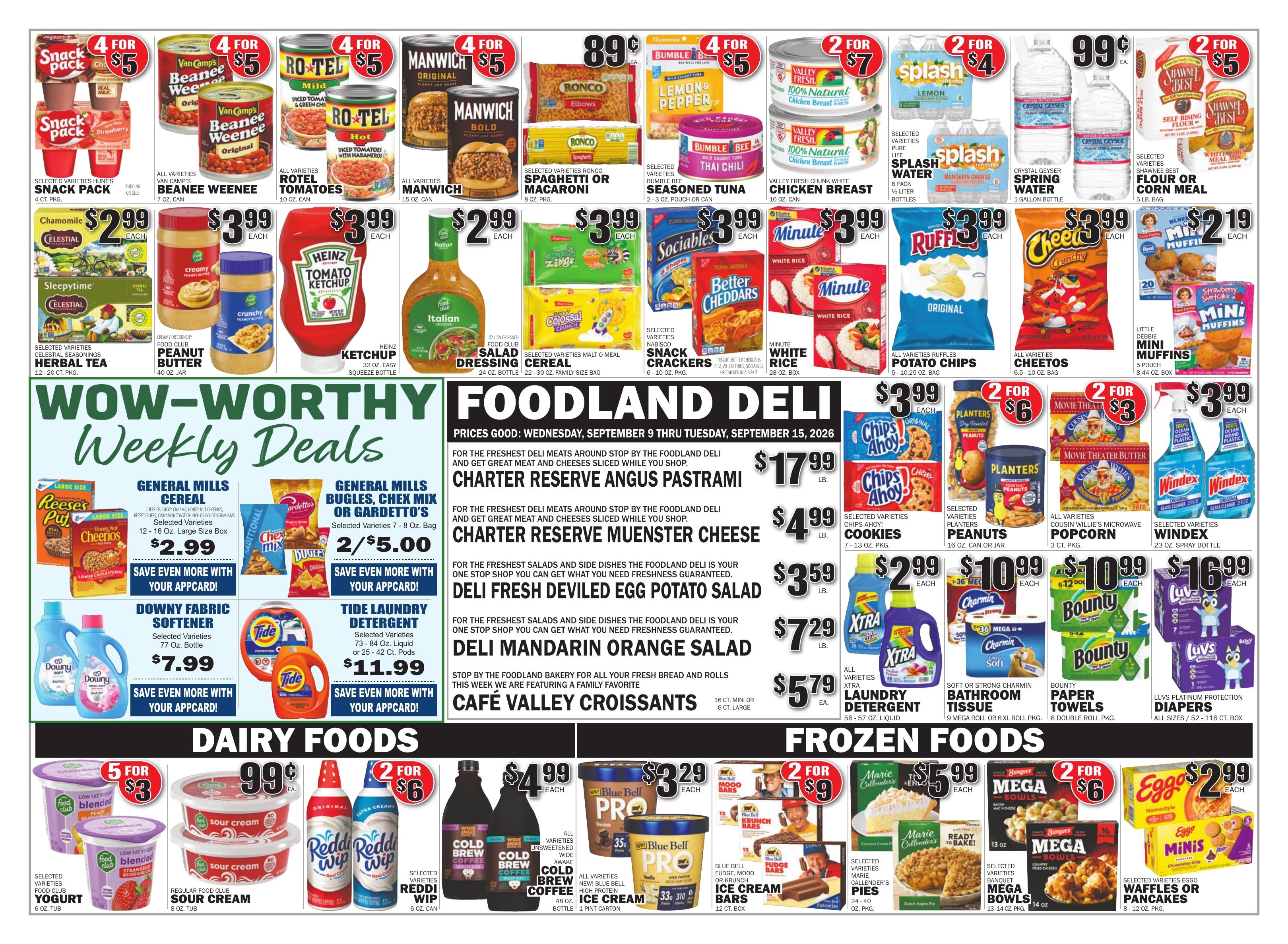 Gateway Foodland (Alabama) Weekly Ad September 9 - 15, 2026