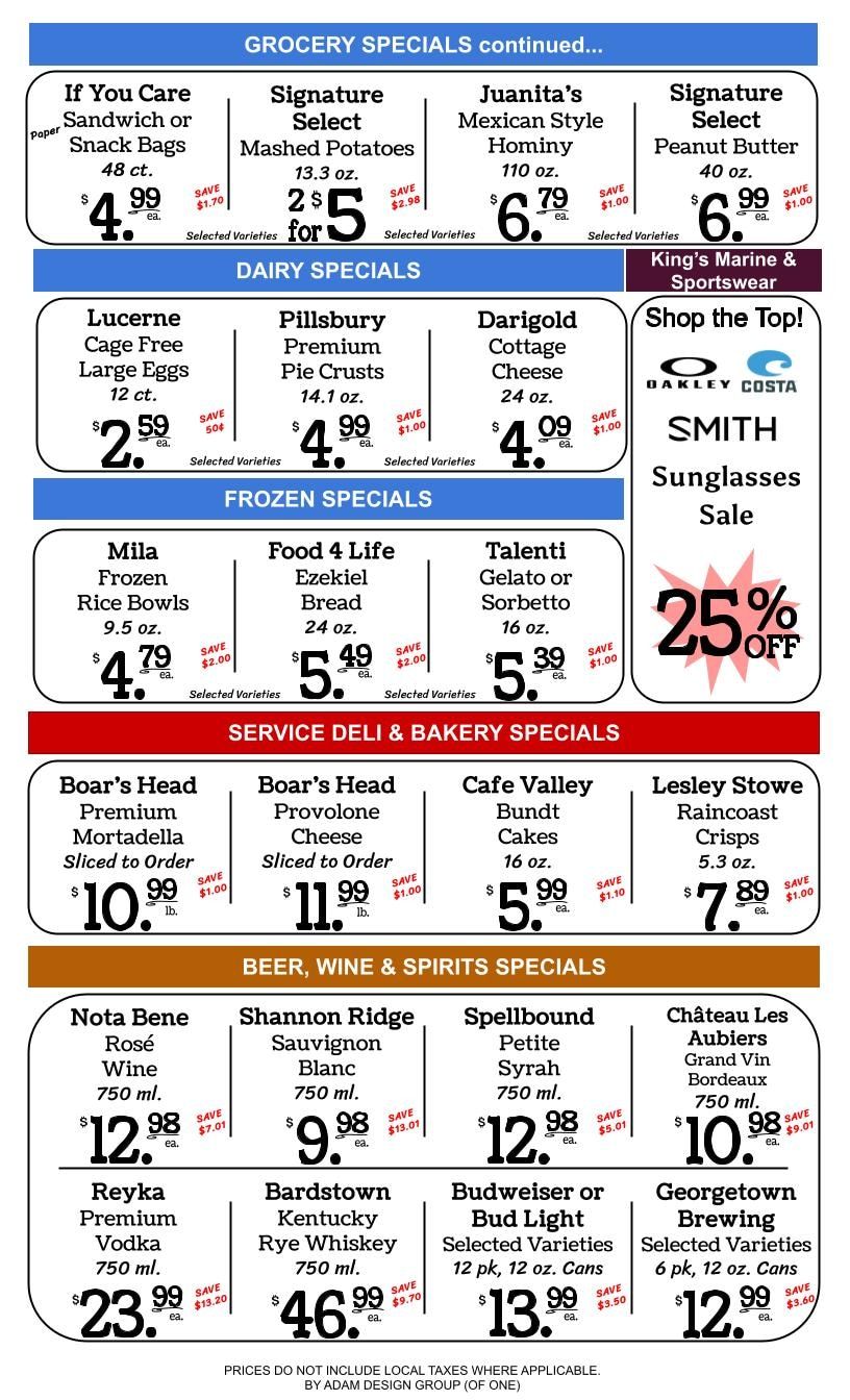 Kings Market Friday Harbor Weekly Ad September 9 - 15, 2026