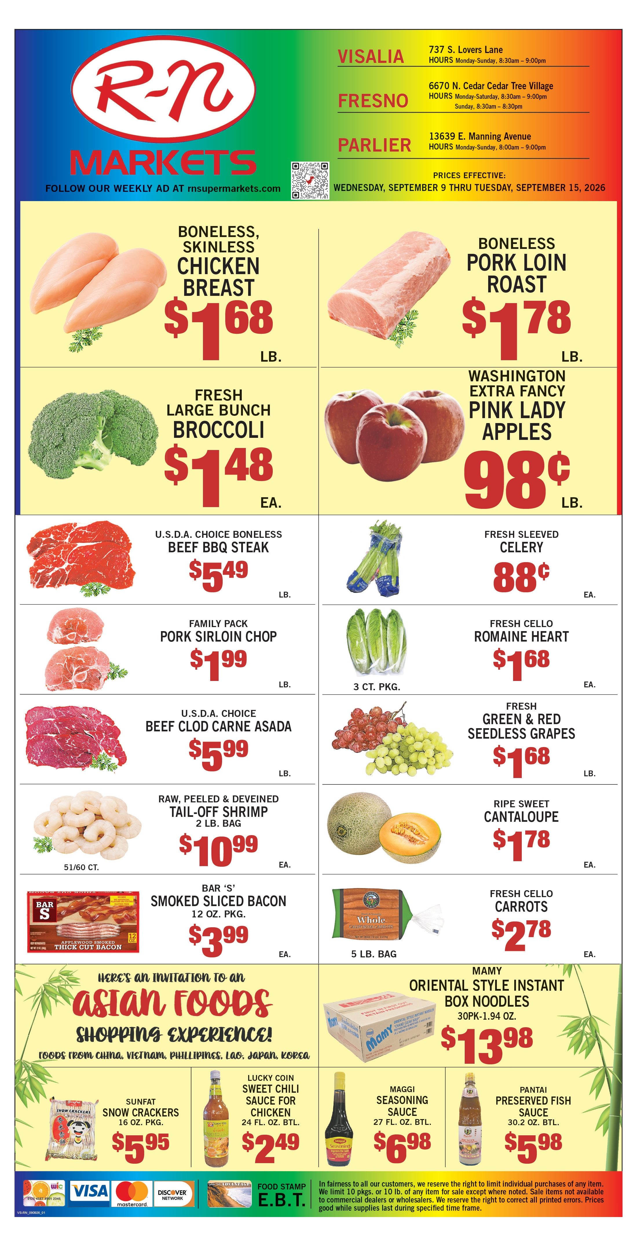 R-N Market Weekly Ad September 9 - 15, 2026