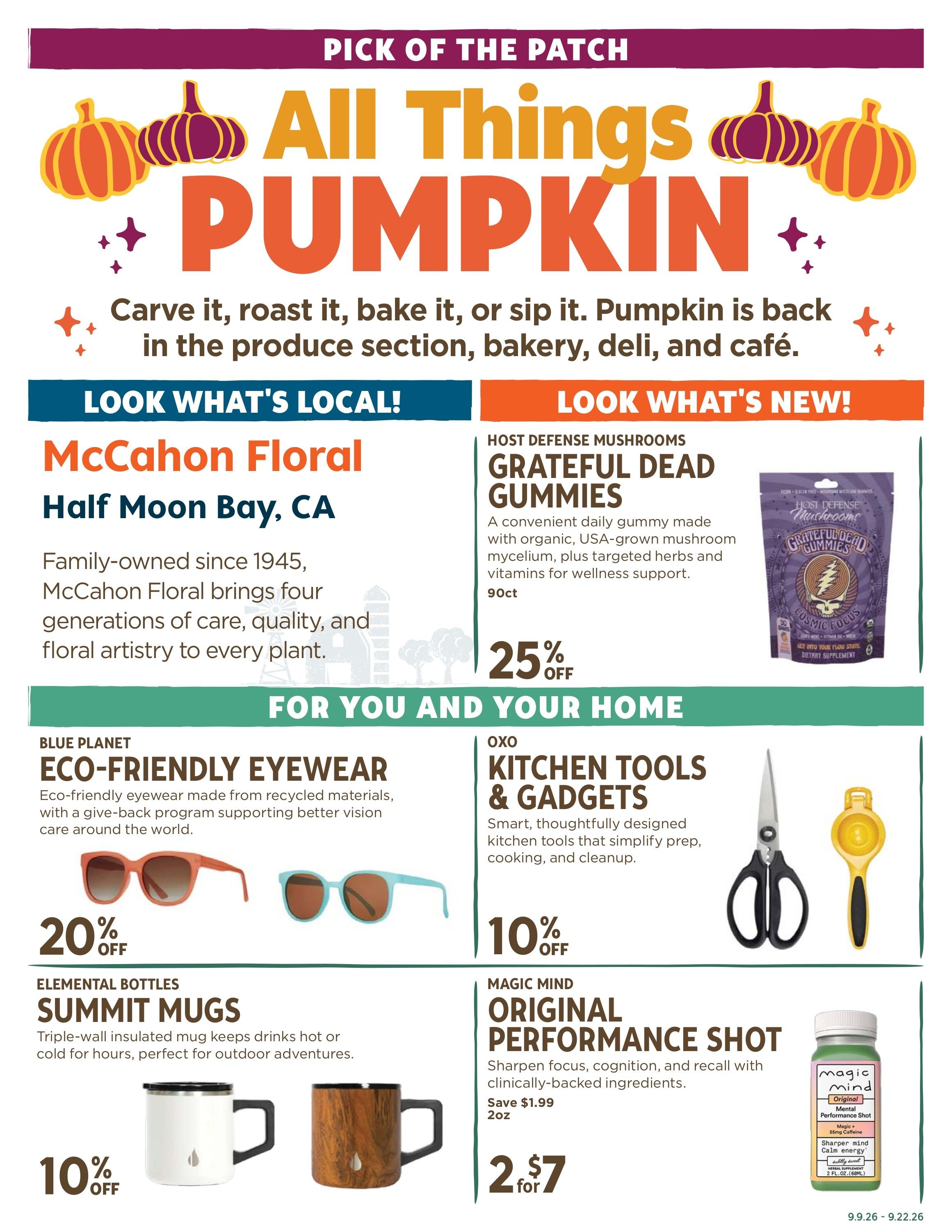 New Leaf Community Markets Weekly Ad September 16 - 22, 2026