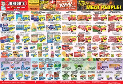 Junior's Supermarket Weekly Ad September 9 - 15, 2026