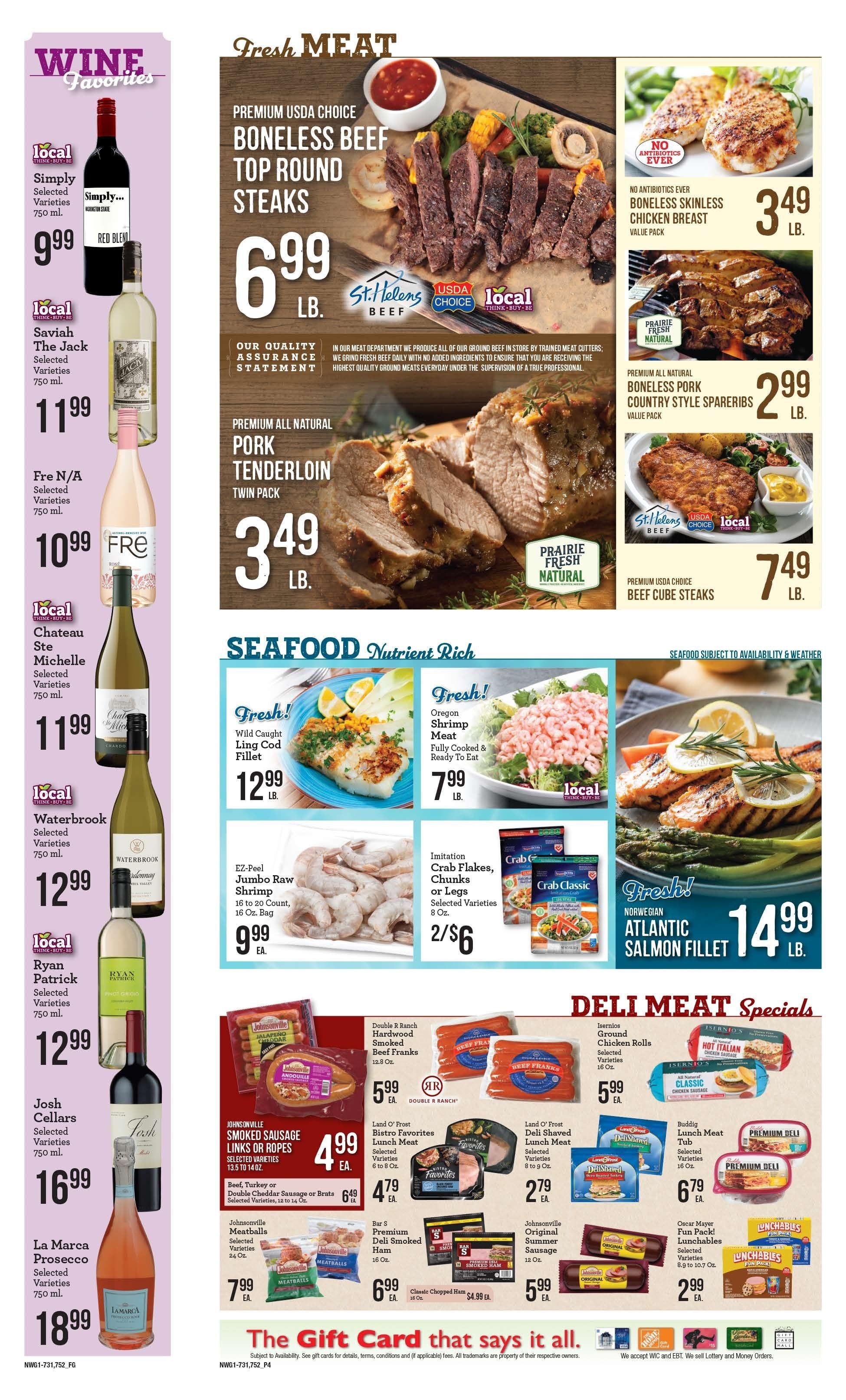 East County Thriftway Weekly Ad September 9 - 15, 2026