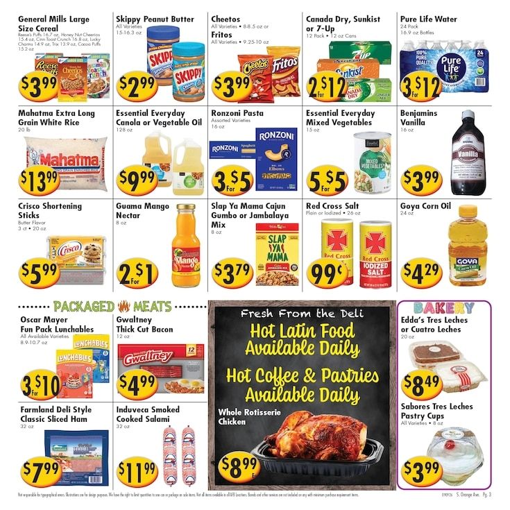 Ideal Food Basket (5637 South Orange Ave, Orlando, FL) Weekly Ad September 9 - 15, 2026