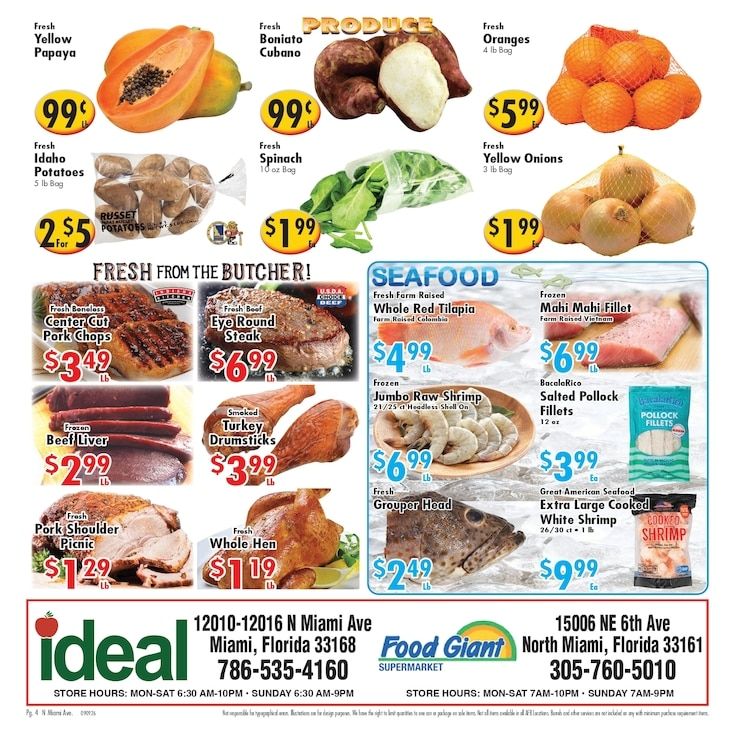 Ideal Food Basket (Miami, FL) Weekly Ad September 9 - 15, 2026