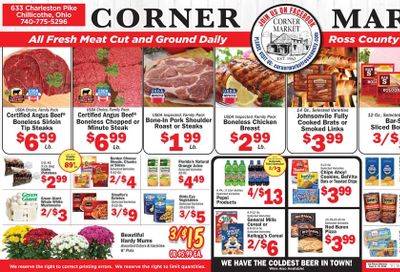Corner Market Ross County Weekly Ad September 9 - 15, 2026