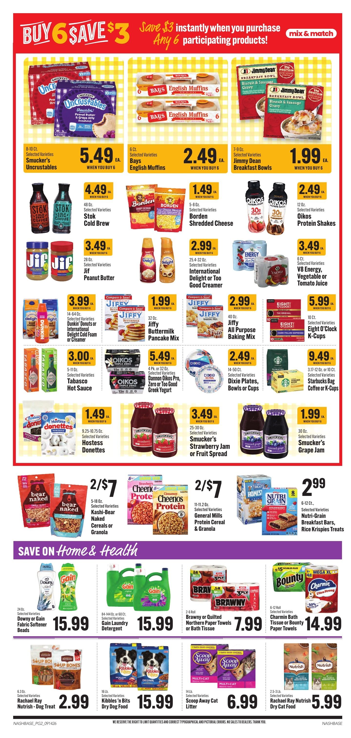 Hilltop Supermarket Weekly Ad September 14 - 20, 2026