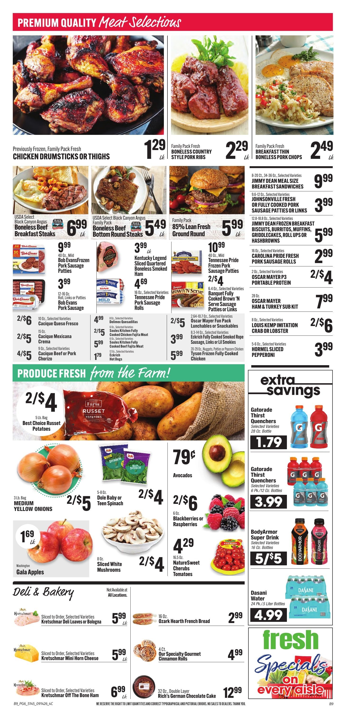 Hilltop Supermarket Weekly Ad September 14 - 20, 2026