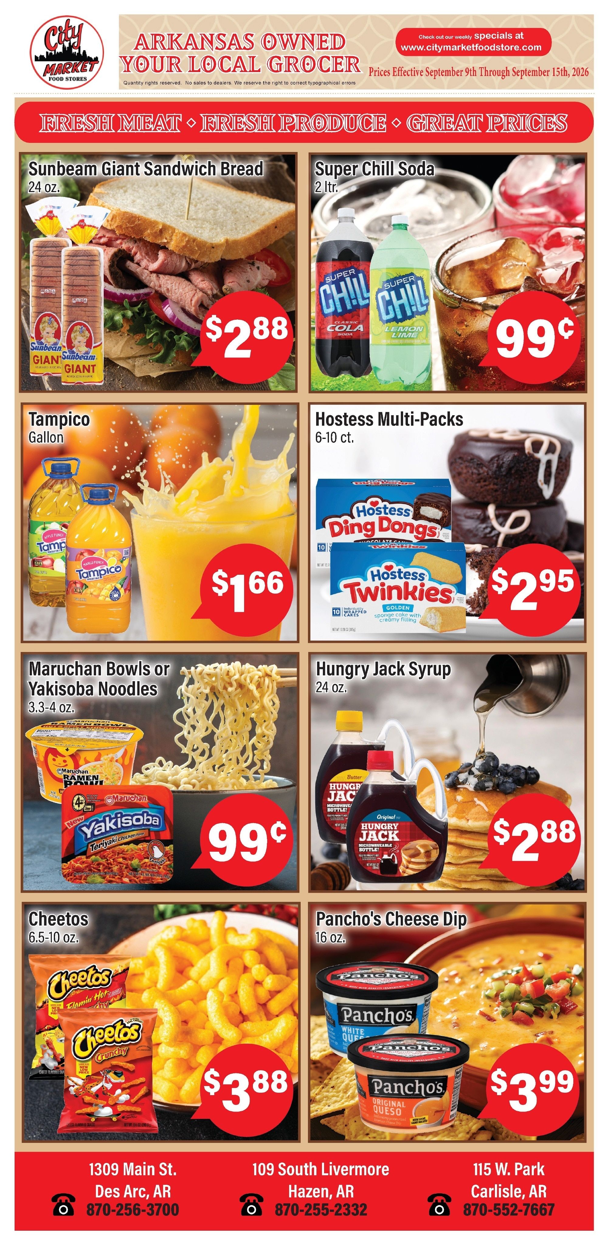 City Market Food Stores Weekly Ad September 9 - 15, 2026