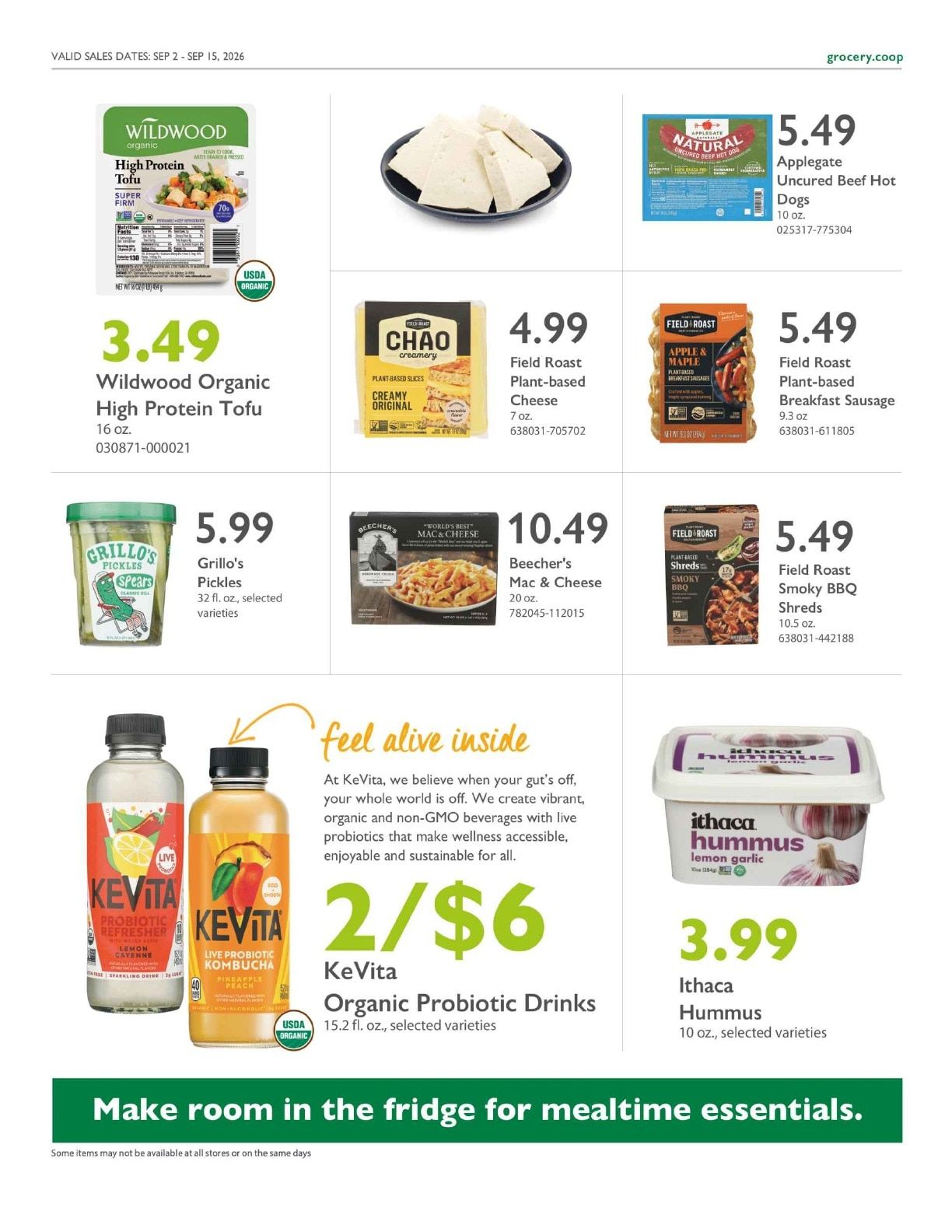 Community Food Co-op - Bellingham Co+op Deals Weekly Ad September 2 - 15, 2026