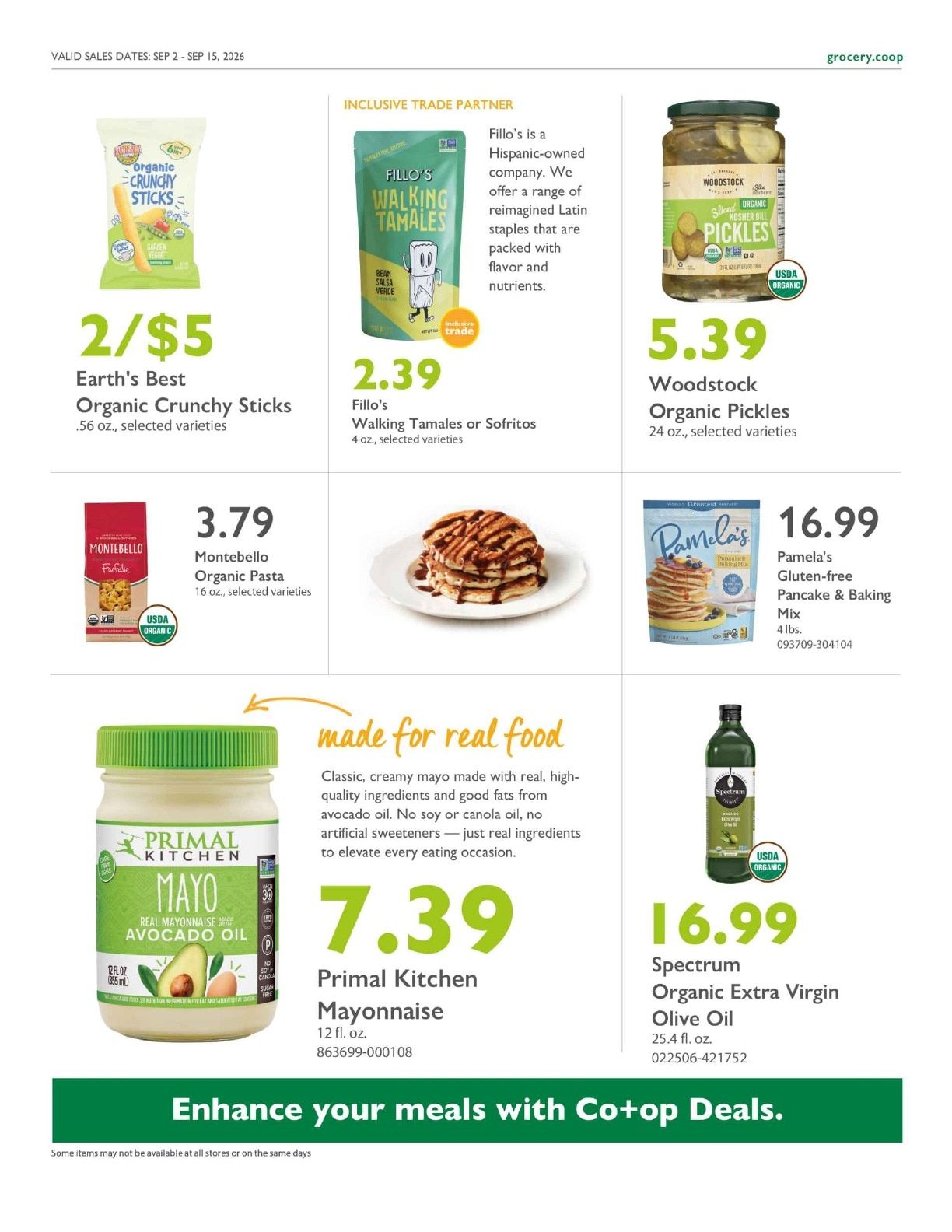 Community Food Co-op - Bellingham Co+op Deals Weekly Ad September 2 - 15, 2026