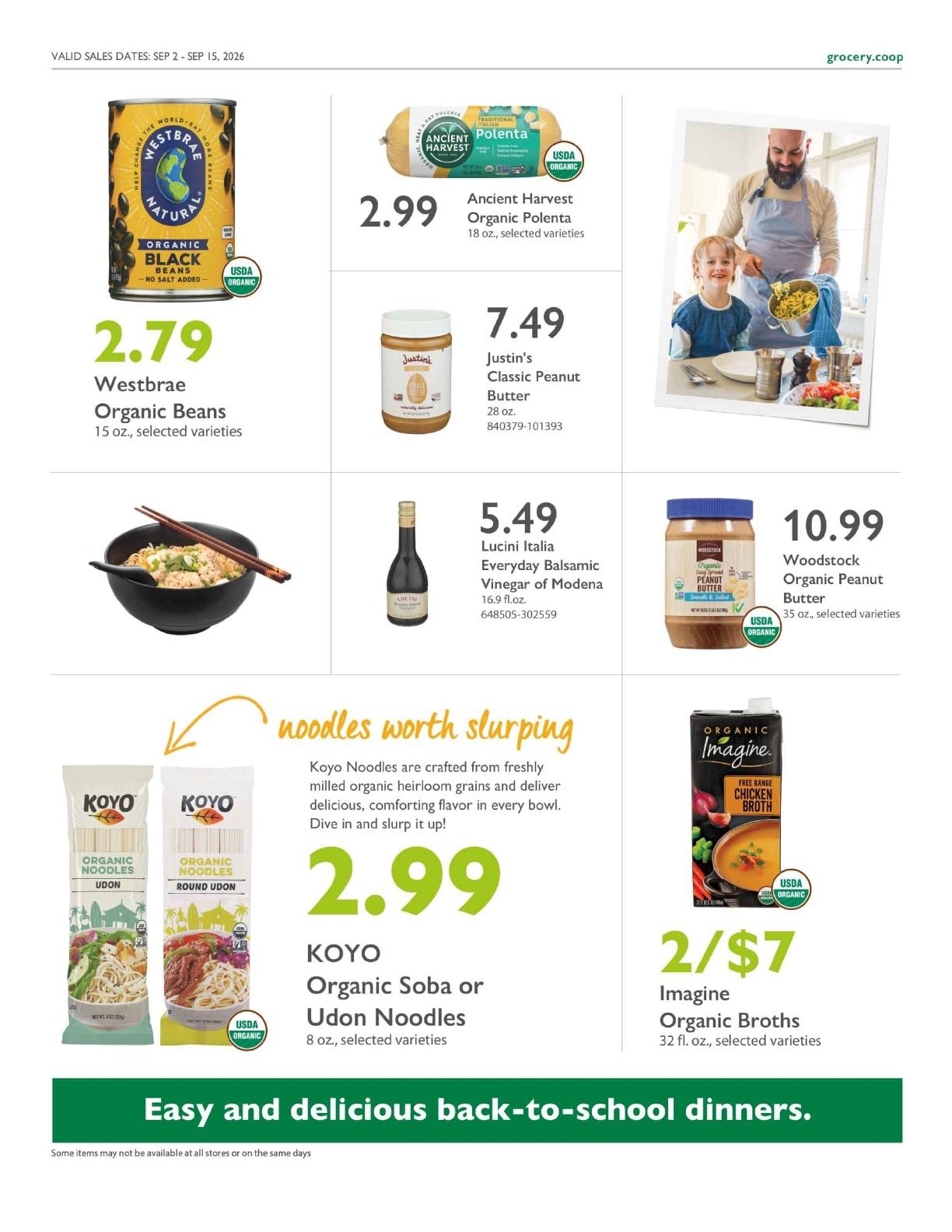 Community Food Co-op - Bellingham Co+op Deals Weekly Ad September 2 - 15, 2026