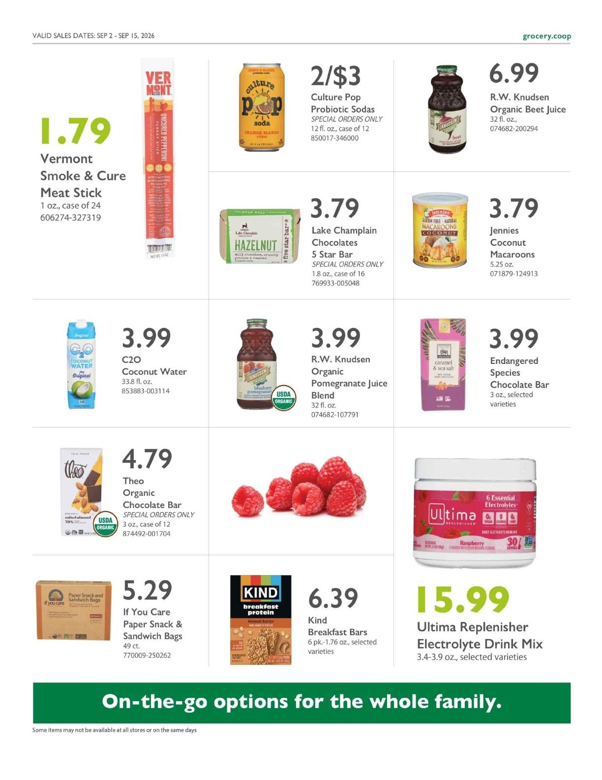 Community Food Co-op - Bellingham Co+op Deals Weekly Ad September 2 - 15, 2026