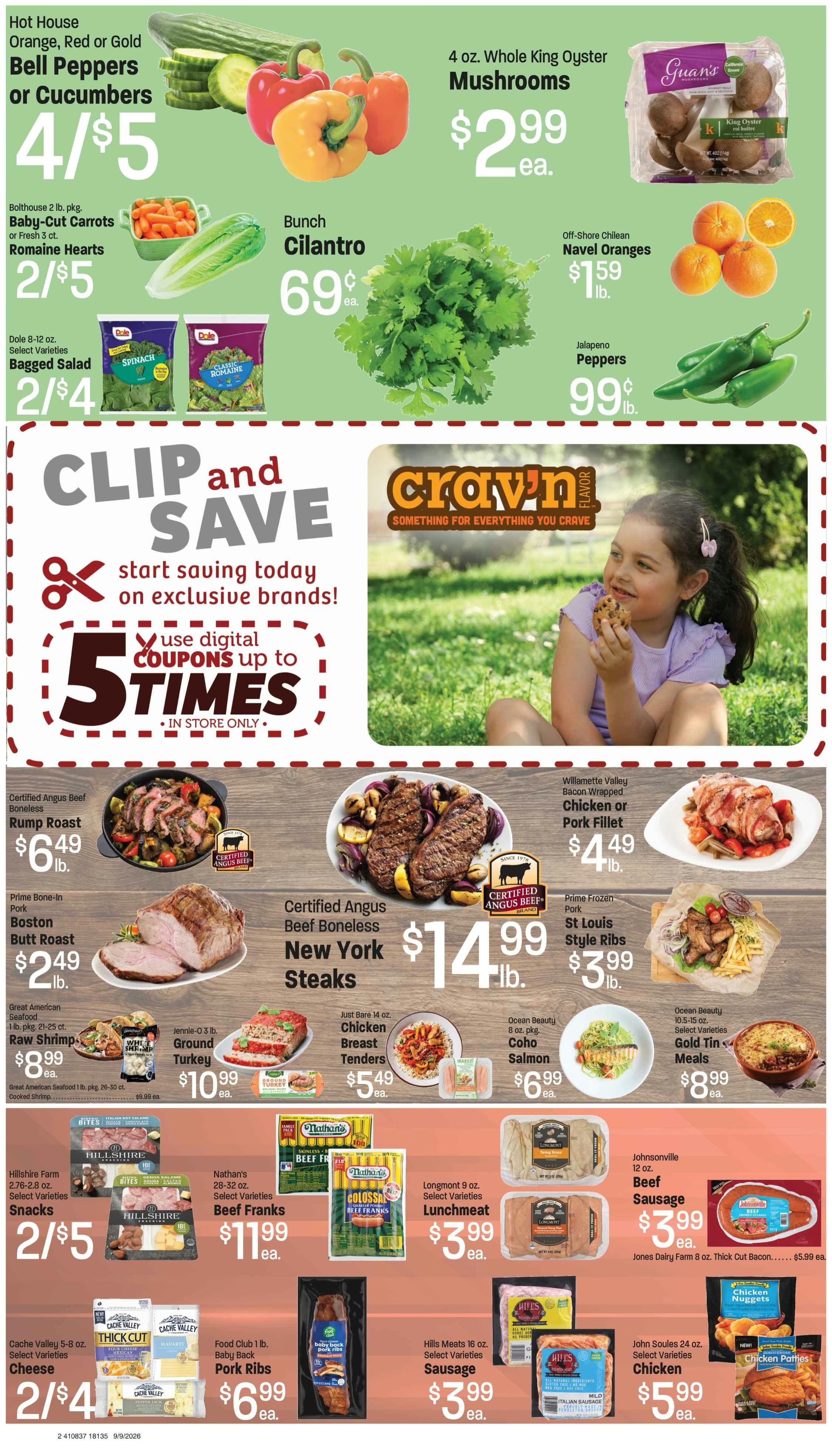 M&W Markets (Cascade, ID) Weekly Ad September 9 - 15, 2026