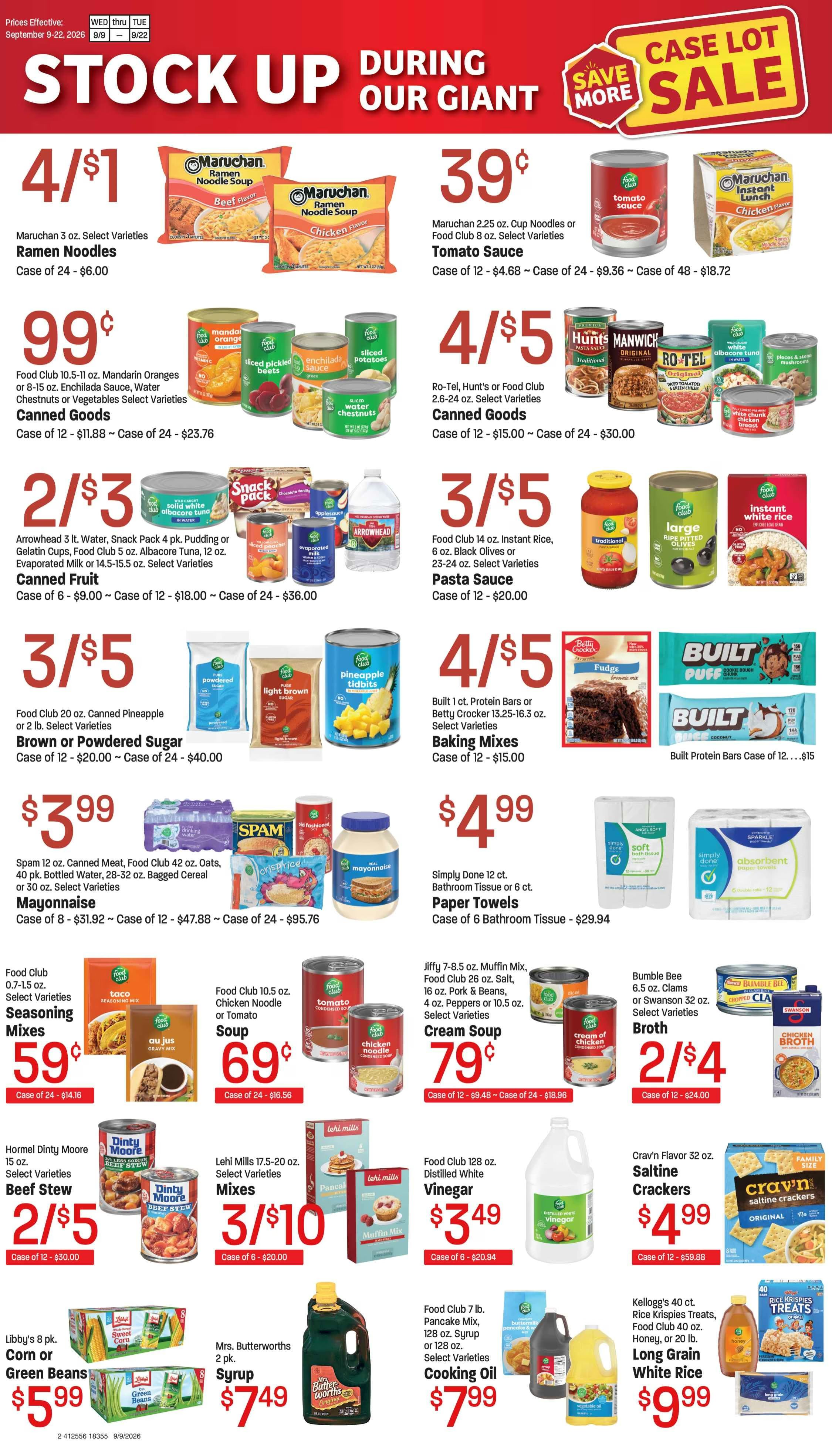 M&W Markets (Council, ID) Weekly Ad September 9 - 22, 2026