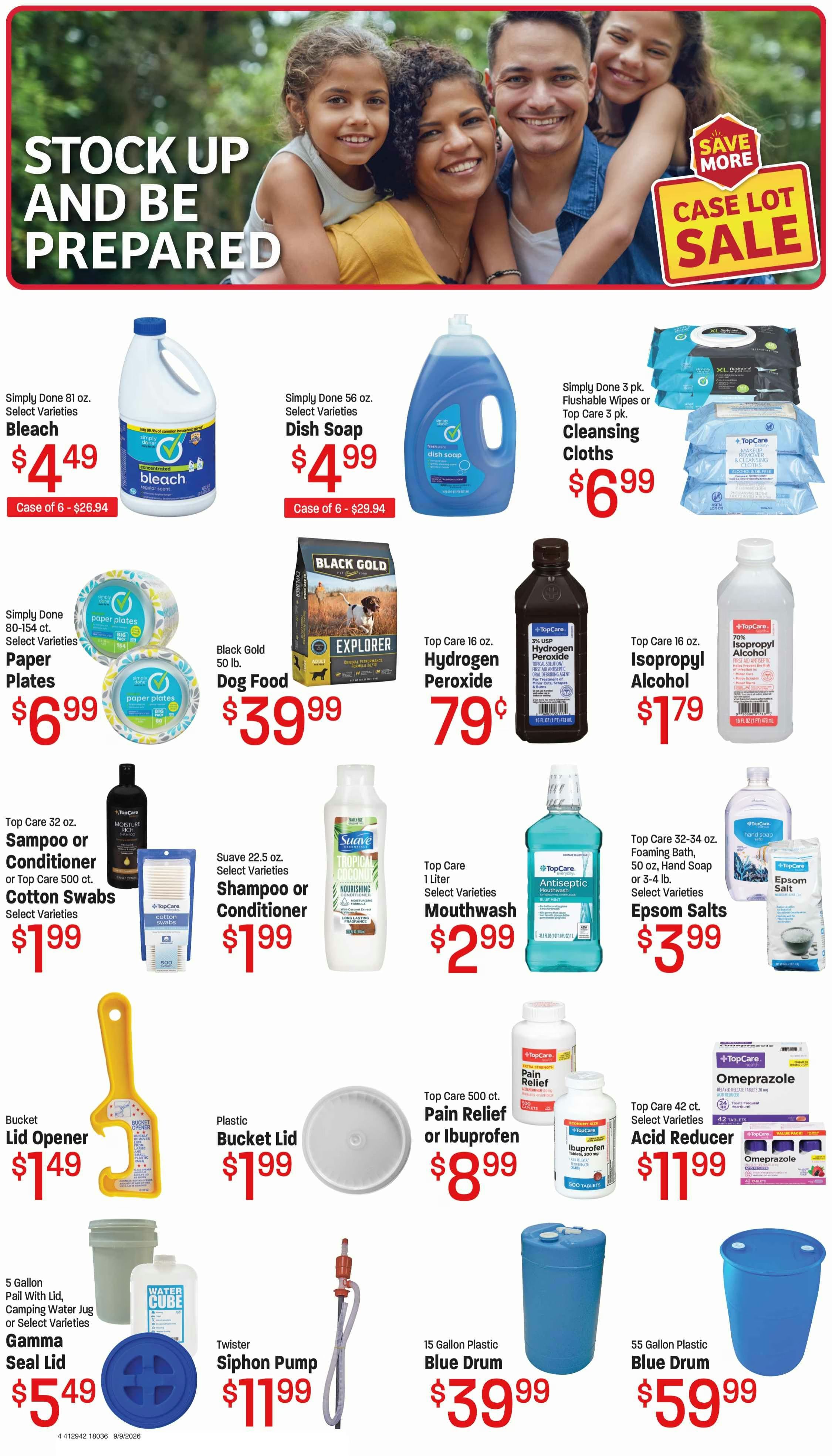 M&W Markets (Filer, ID) Weekly Ad September 9 - 22, 2026