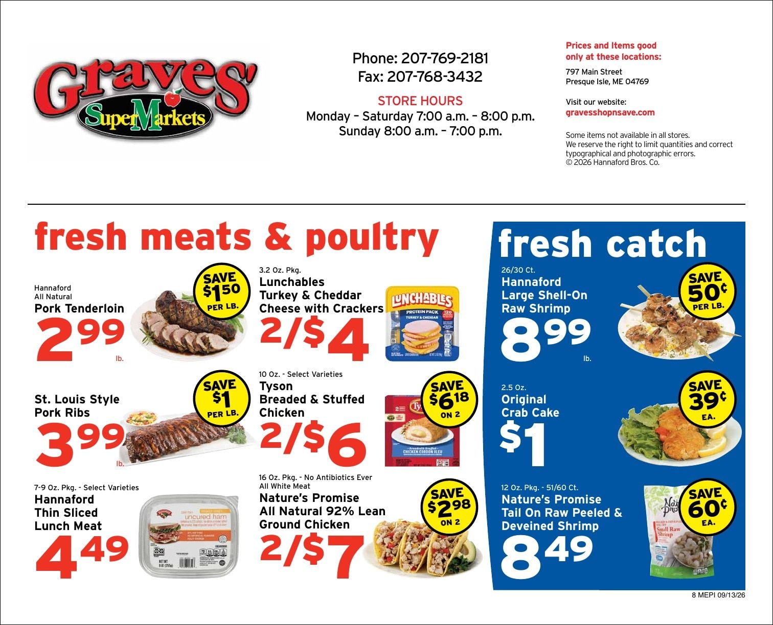 Graves' Shop 'n Save Weekly Ad September 13 - 19, 2026