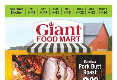 Giant Food Mart Weekly Ad September 18 - 24, 2026