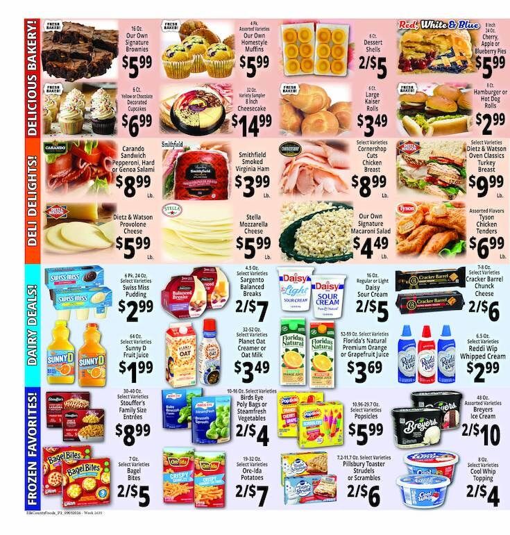 Elk County Foods Weekly Ad September 10 - 16, 2026