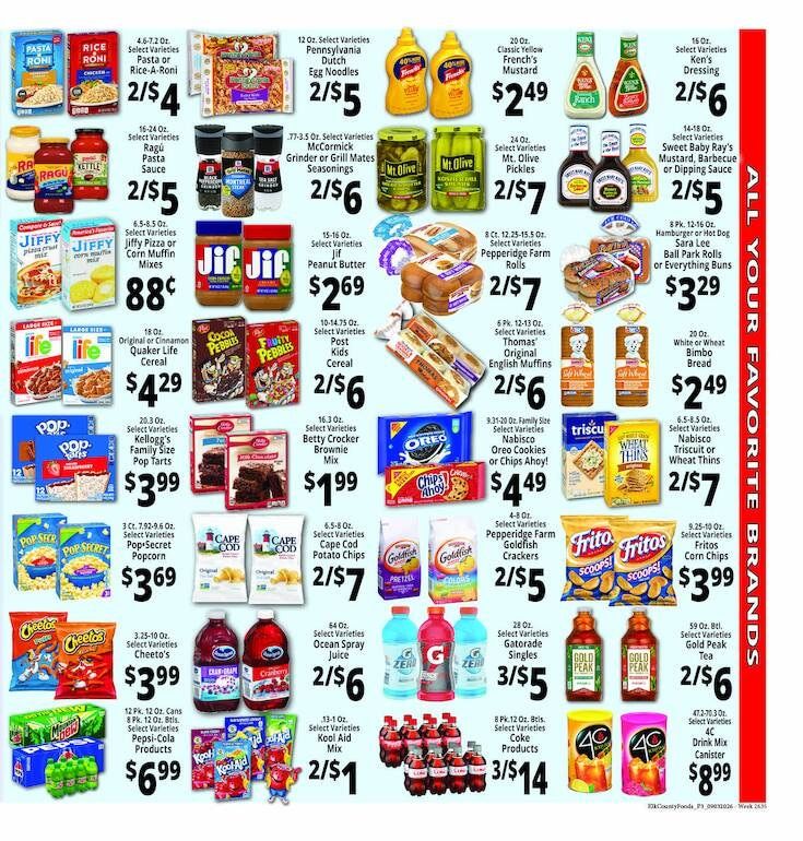 Elk County Foods Weekly Ad September 10 - 16, 2026