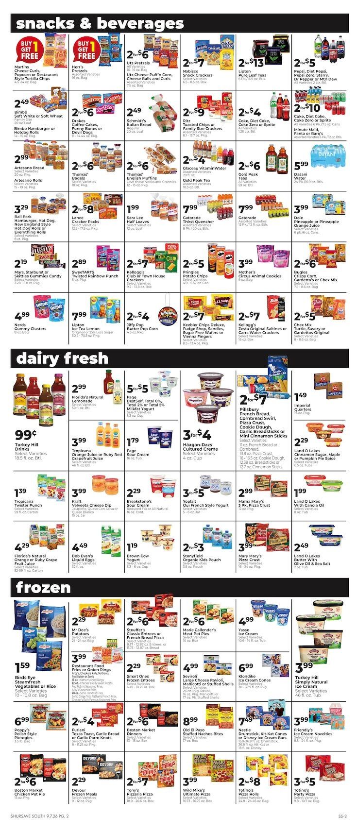 Valley Hometown Market Weekly Ad September 10 - 16, 2026