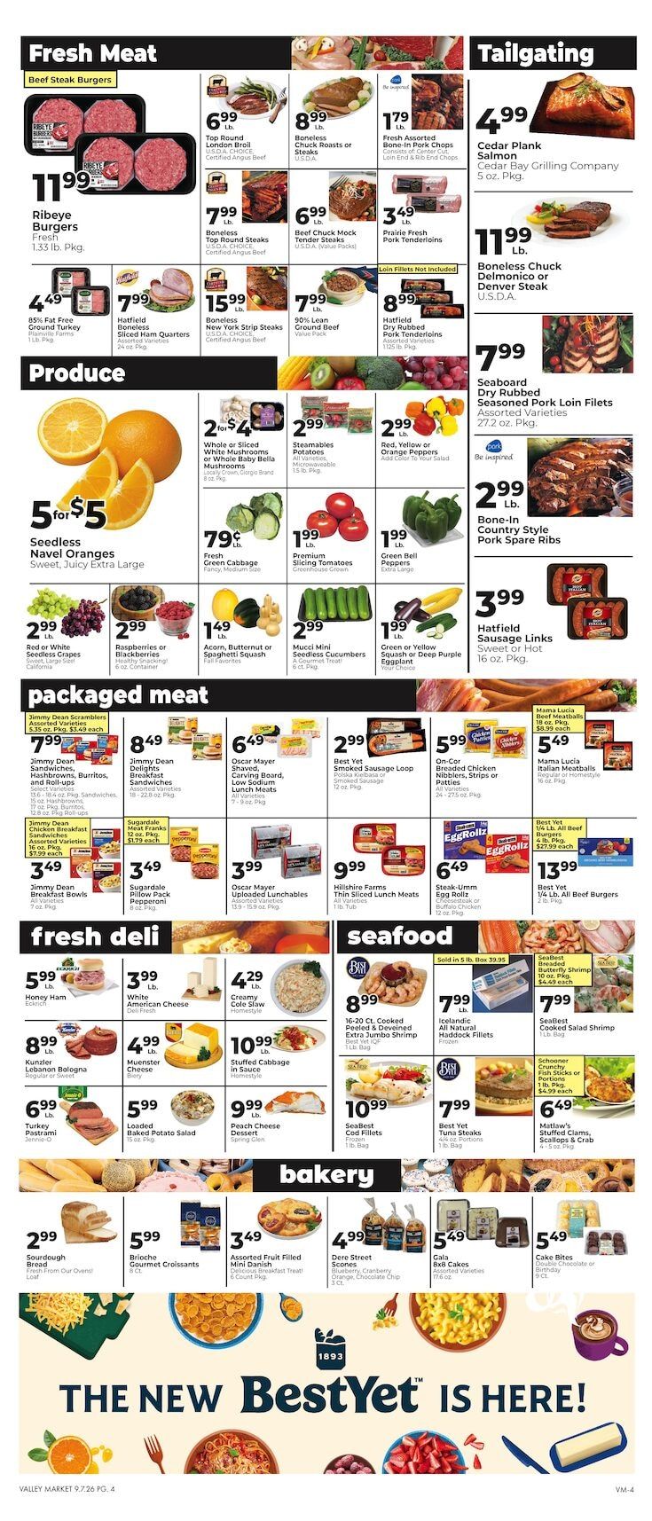 Valley Hometown Market Weekly Ad September 10 - 16, 2026