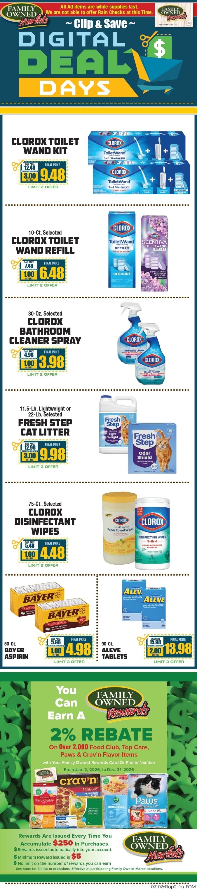 Saubel's Markets Weekly Ad September 10 - 16, 2026
