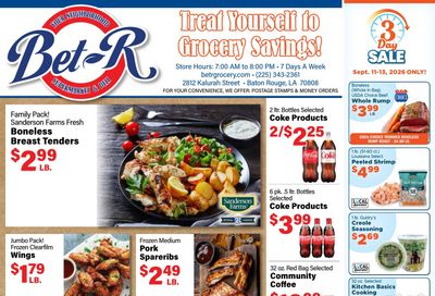 Bet-R Store Weekly Ad September 11 - 13, 2026